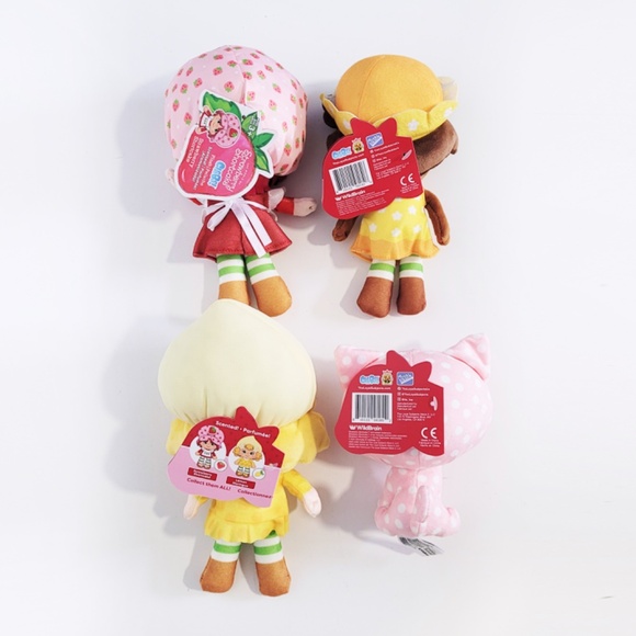 Strawberry Shortcake 40th Anniversary 8" Plush - Lot of 4 BNWT - Picture 2 of 14
